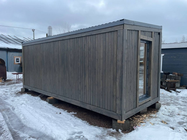 Баня Парыч на участке заказчика